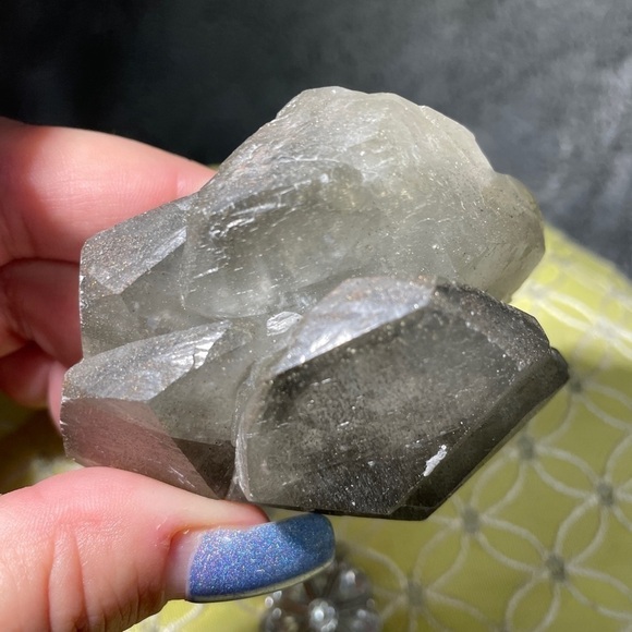 Raw crystal- BENZ- calcite classy cluster         3”x2.75” - Picture 1 of 7